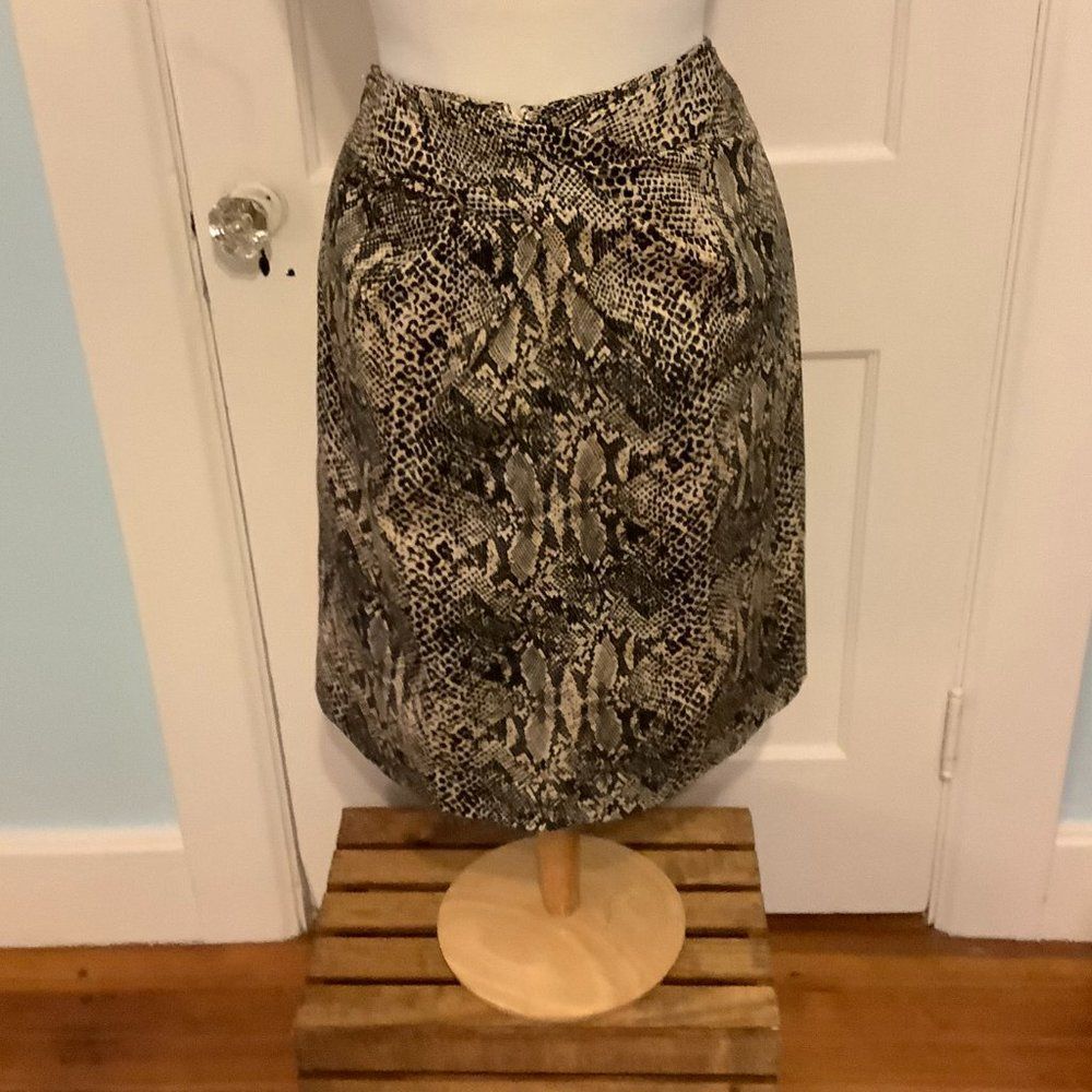 Michael Kors snakeskin print pencil skirt size 18w